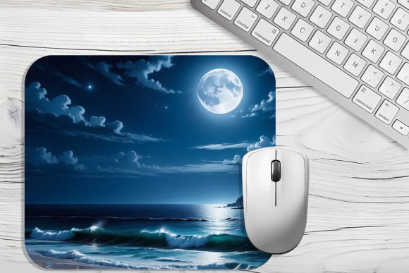 Download Moonlight Sea View. MousePad Sublimation - Mousepad sublimation Collection