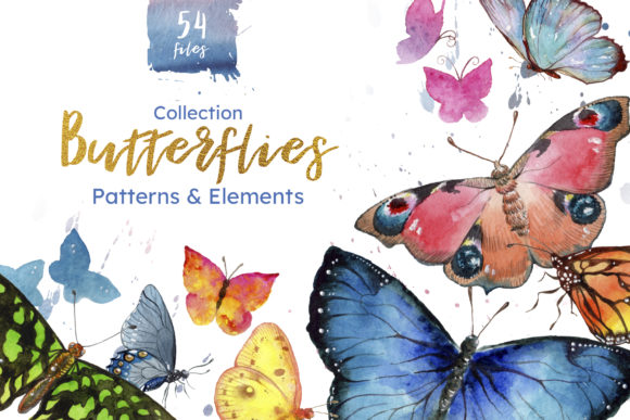 Download Miracle of Nature Butterflies Watercolor - Watercolor Collection