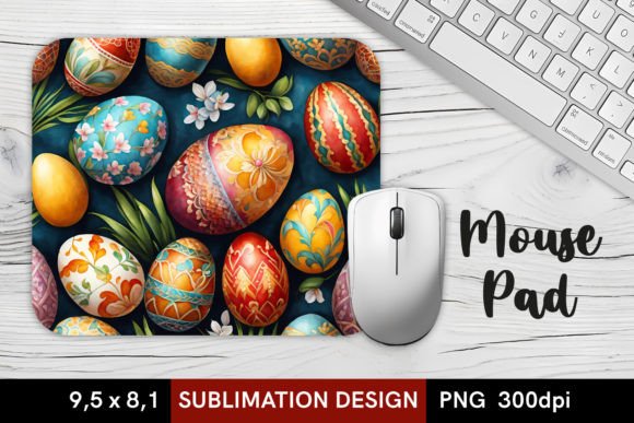 Download Easter Eggs. Easter MousePad Sublimation - Premium Resources