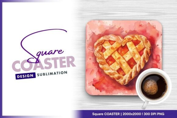 Download Heart Shaped Pie Watercolor Painting - Watercolor Collection