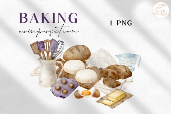 Download Watercolor Baking Utensils Sublimation - Watercolor Collection