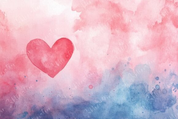 Download A Beautiful Watercolor Heart Painting - Watercolor Collection