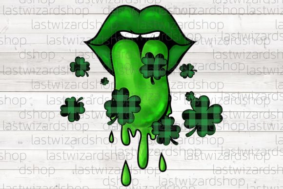 Download S.t Patrick's Day Dripping Lips Png - Lips png Collection
