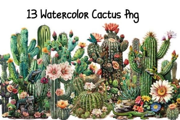 Download Watercolor Cactus Clipart - Watercolor Collection