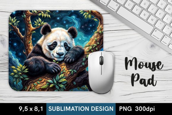 Download Panda on the Tree - MousePad Sublimation - Premium Resources