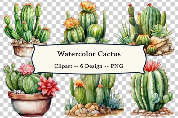 Download Watercolor Cactus Clipart - Watercolor Collection