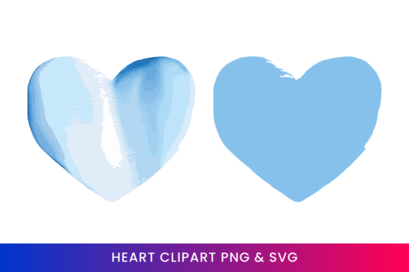 Download Blue Watercolor Heart Clipart 16 - Watercolor Collection