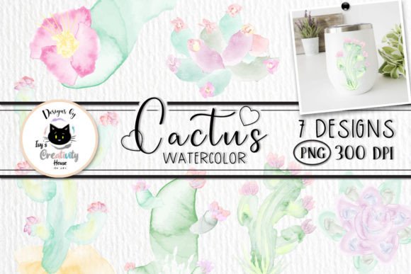 Download Watercolor Cactus Clipart | Succulents - Watercolor Collection